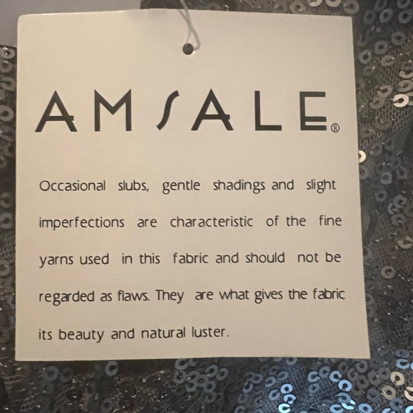 NWT Amsale Long Sequined Dress - Picture 7 of 9